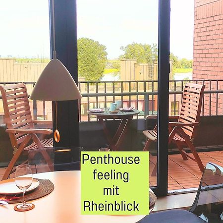 Apartamento Rheinblick Penthouse Wolke 7 - Neuss/Düsseldorf Exterior foto